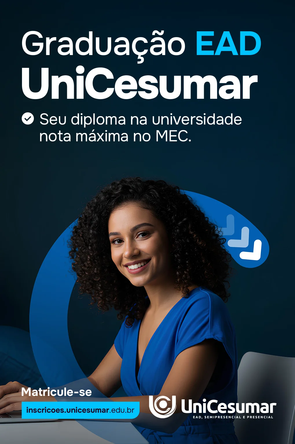 Graduação EAD Unicesumar - Seu diploma na universidade nota máxima no MEC